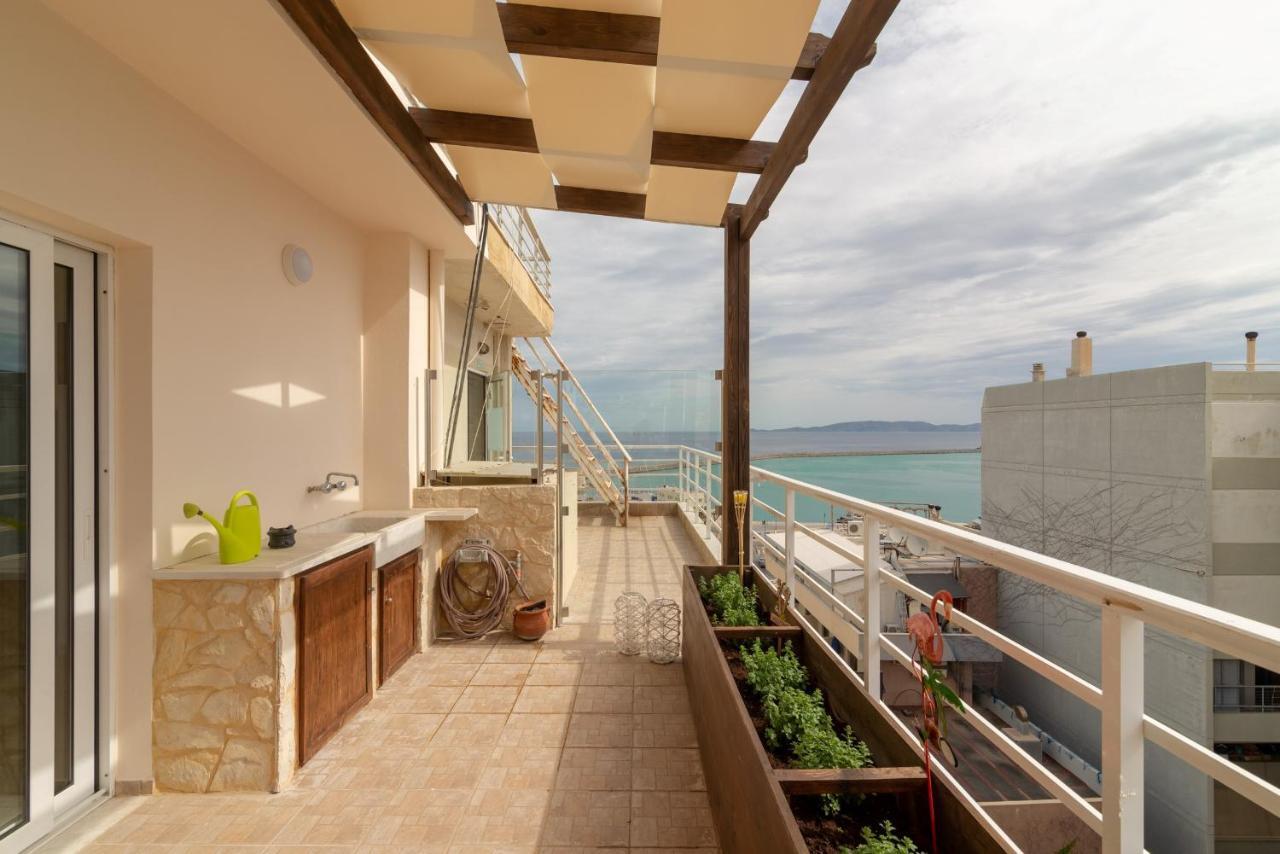 Penthouse Apartment In Downtown With Seaview Heraklion Exterior foto